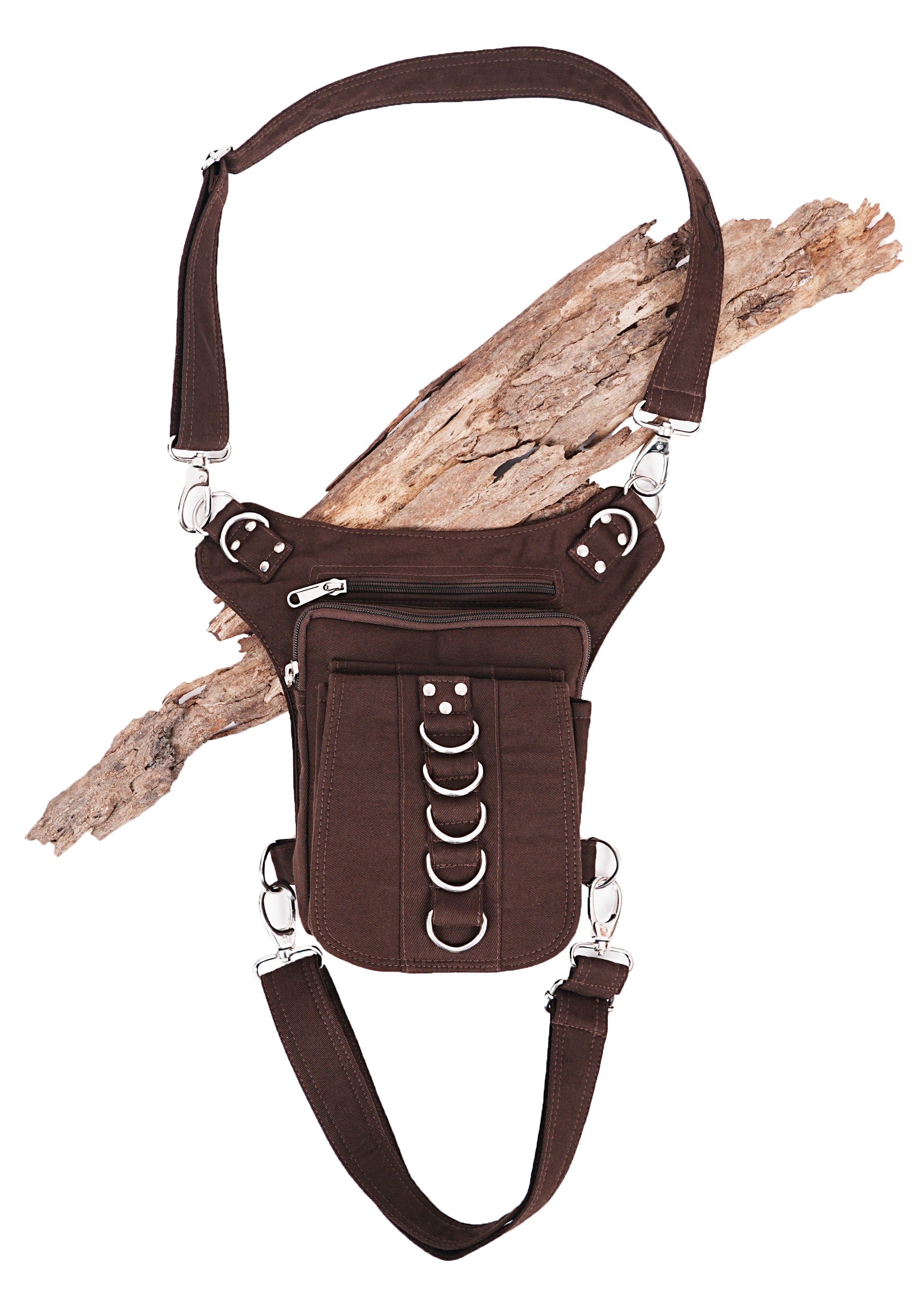 Unisex Steampunk Utility Gear: Drop Leg Bag / Holster Pouch