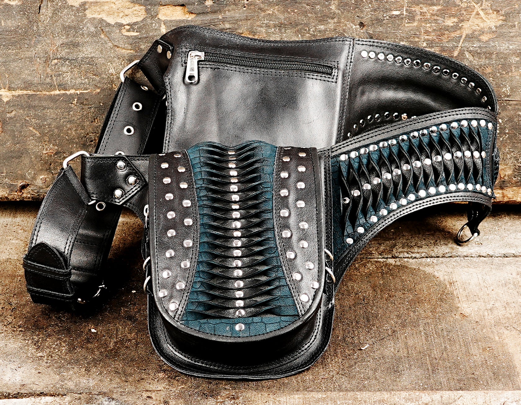 Unique handmade holster bag for festivals, cowgirl and boho outfits