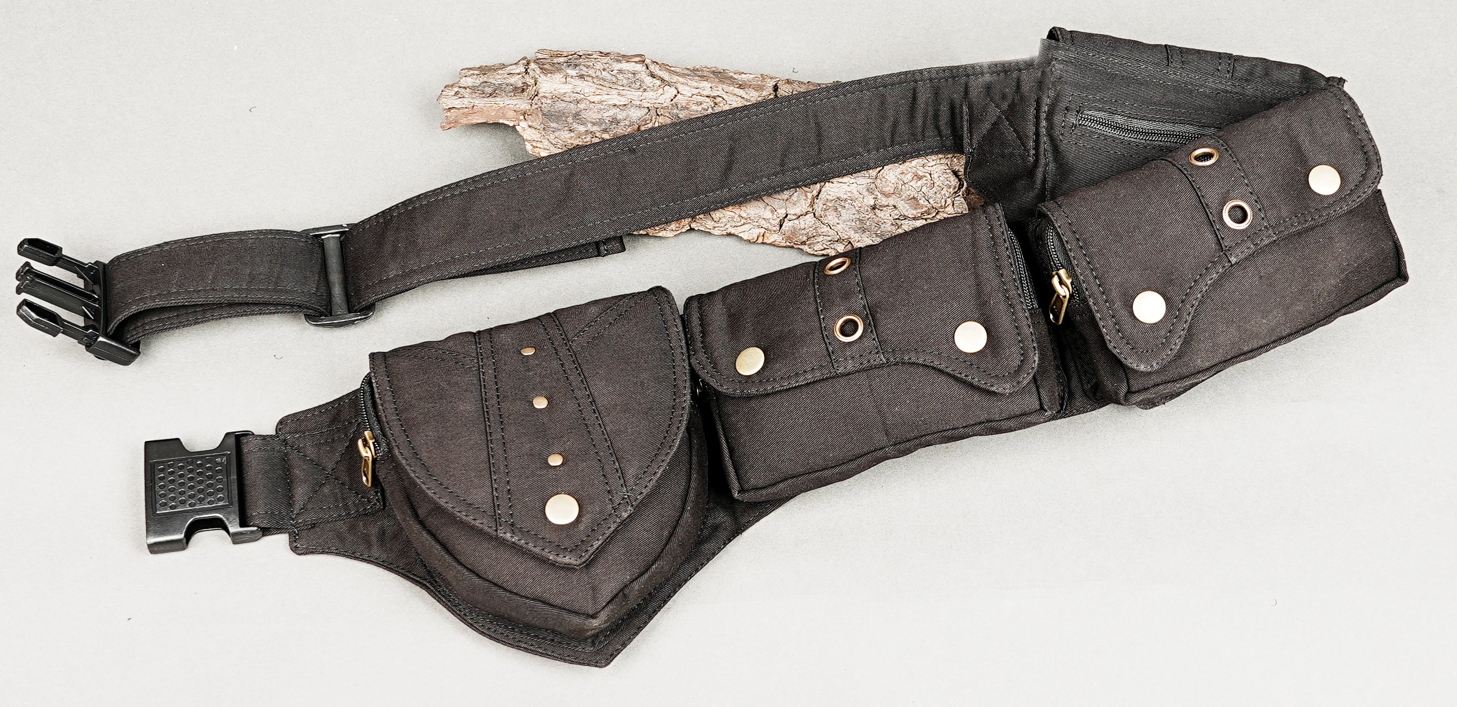 edgy boho waist bag for alternative fashion outfits
