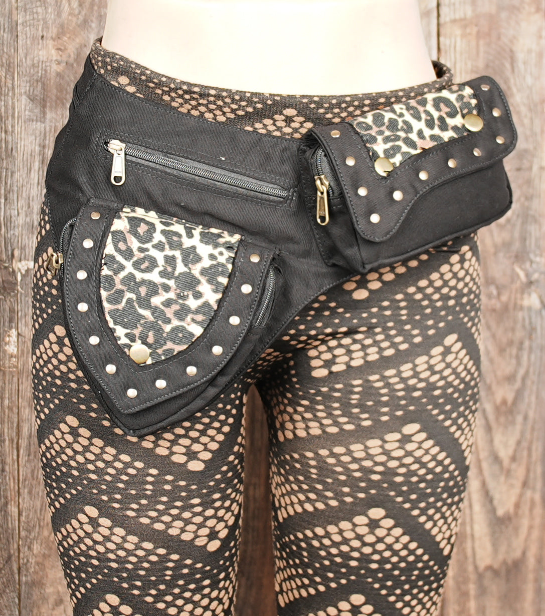 Leopard waist pouch perfect for boho festival outfits