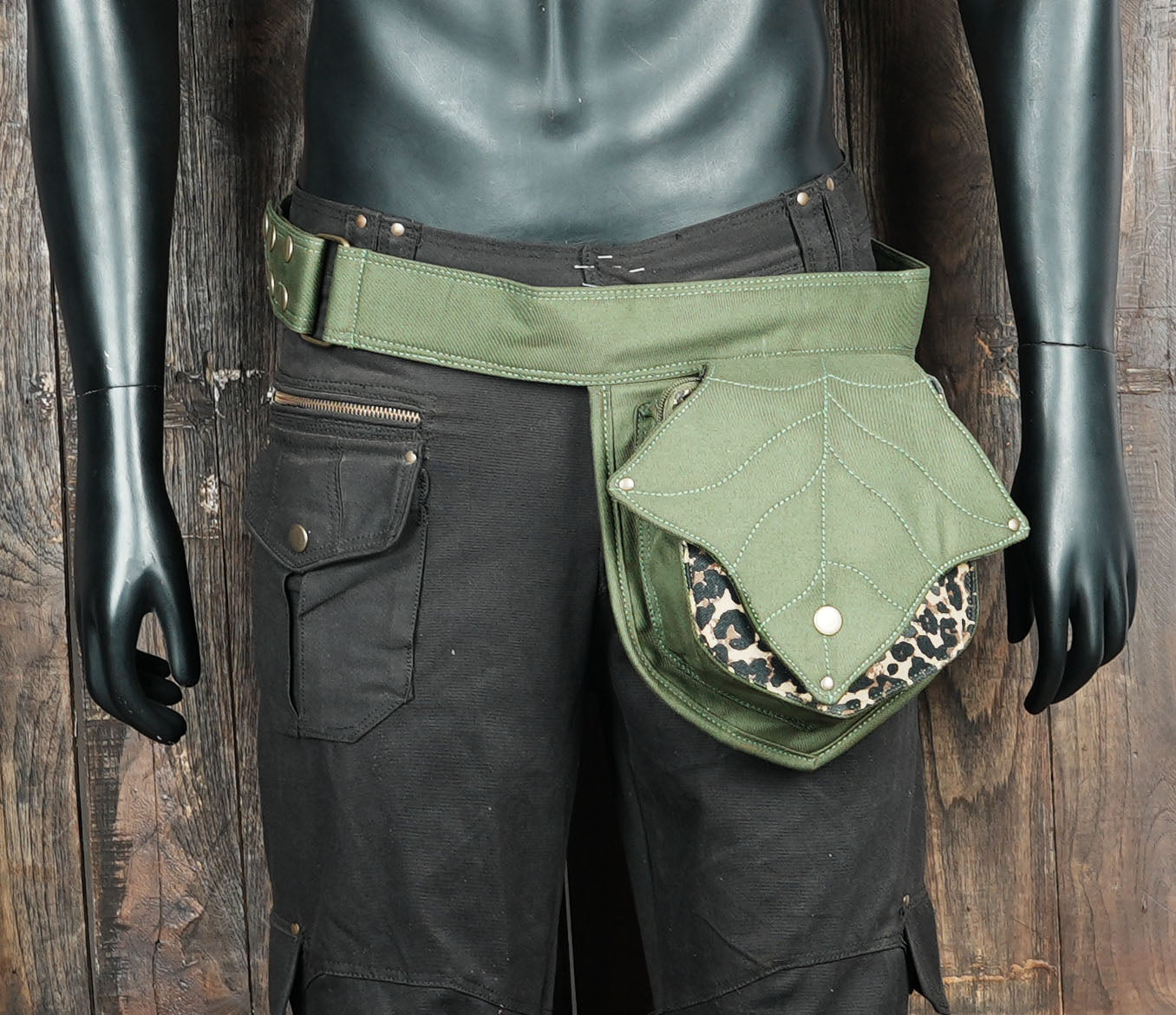 eco-style utility fanny pack for outdoor festivals