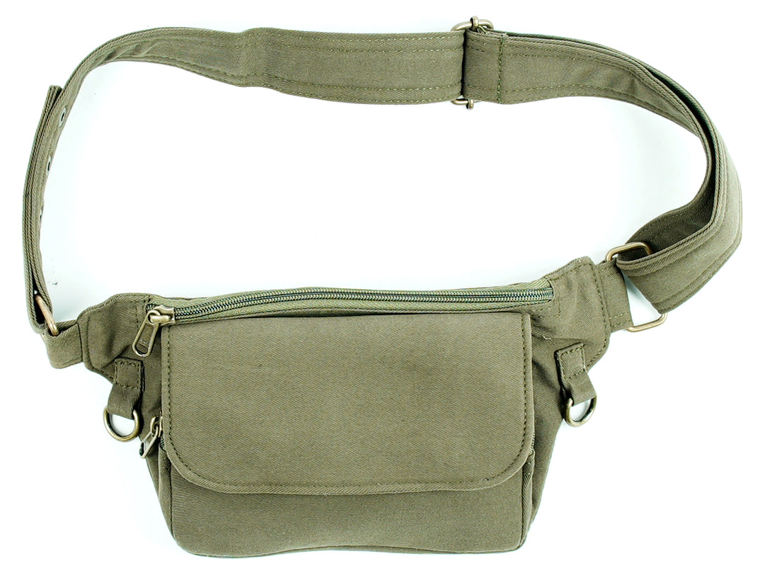 Rugged black hip belt for hands-free daily travel