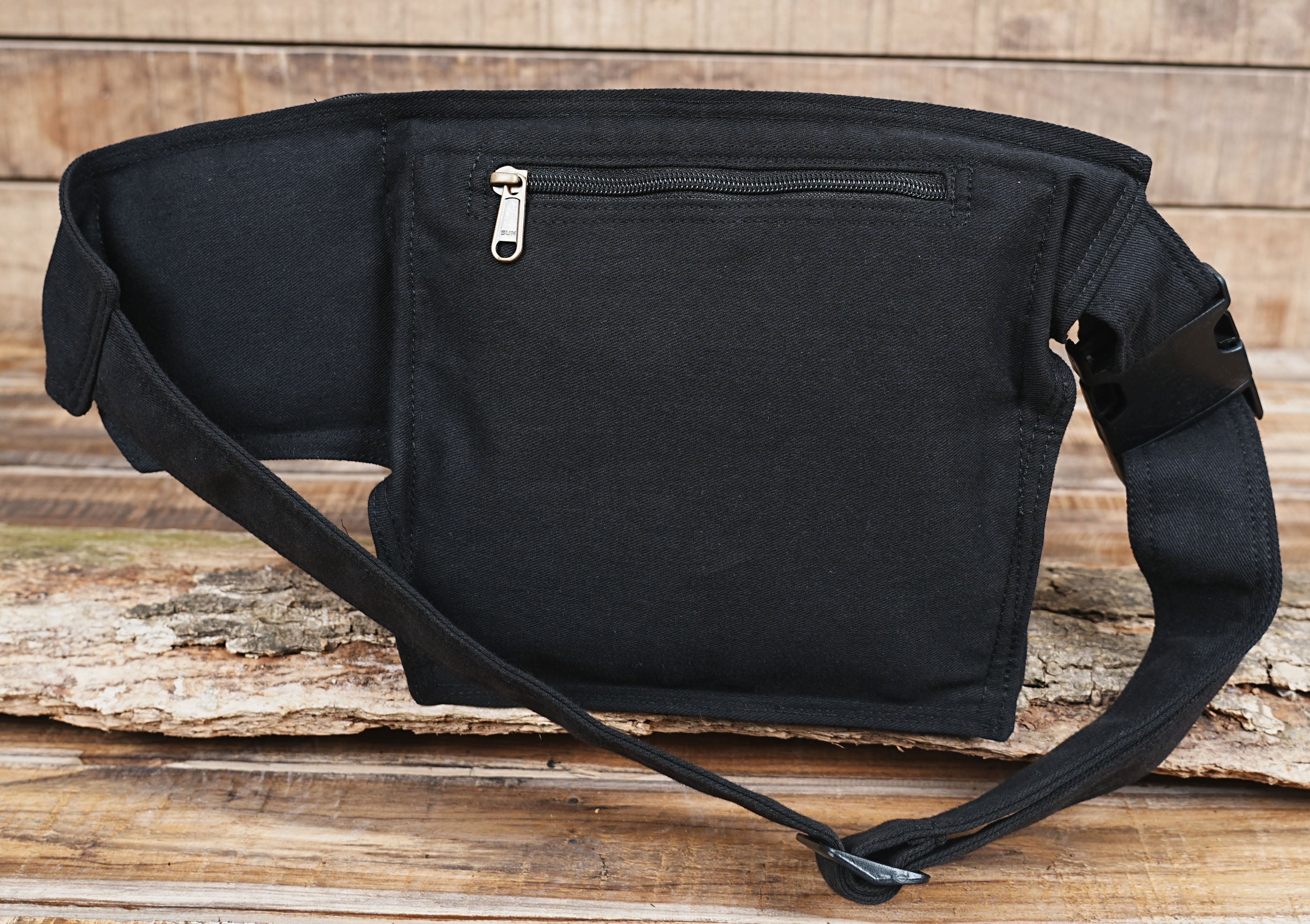 Everyday carry bag with tactical design, front pocket detail shown