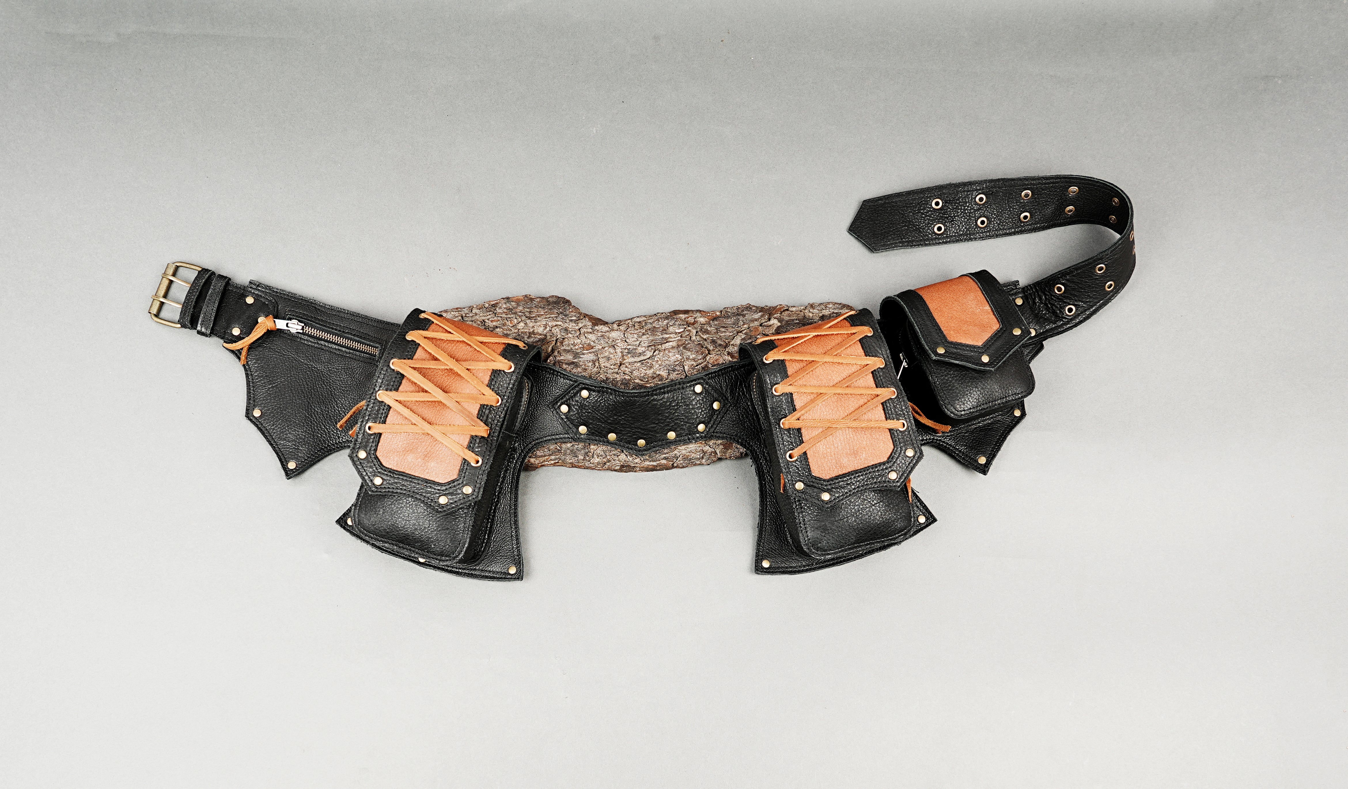 Unique Lace-Up Design – Black crisscross lacing adds a bold, handcrafted touch.