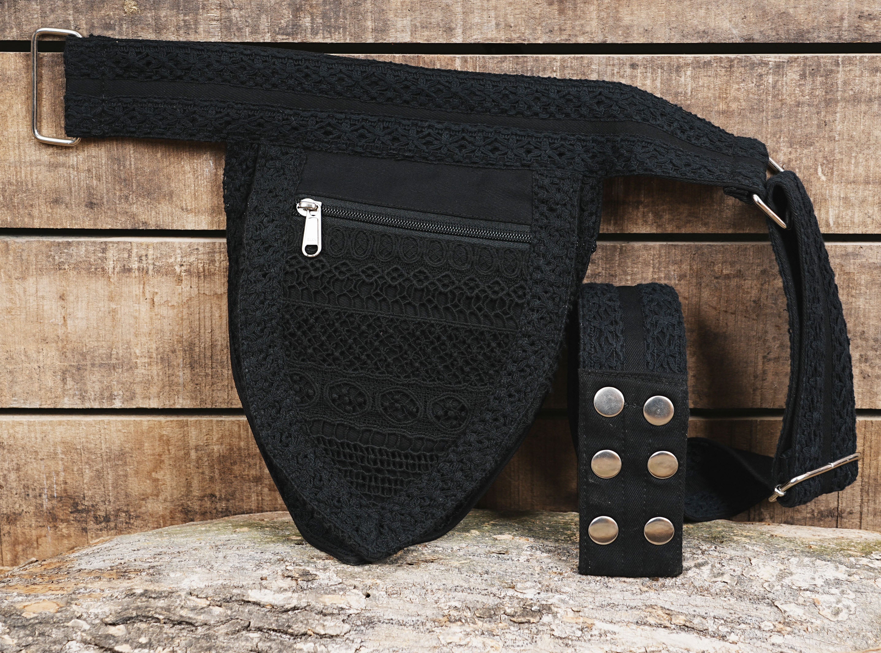 Cotton hip pouch for everyday essentials