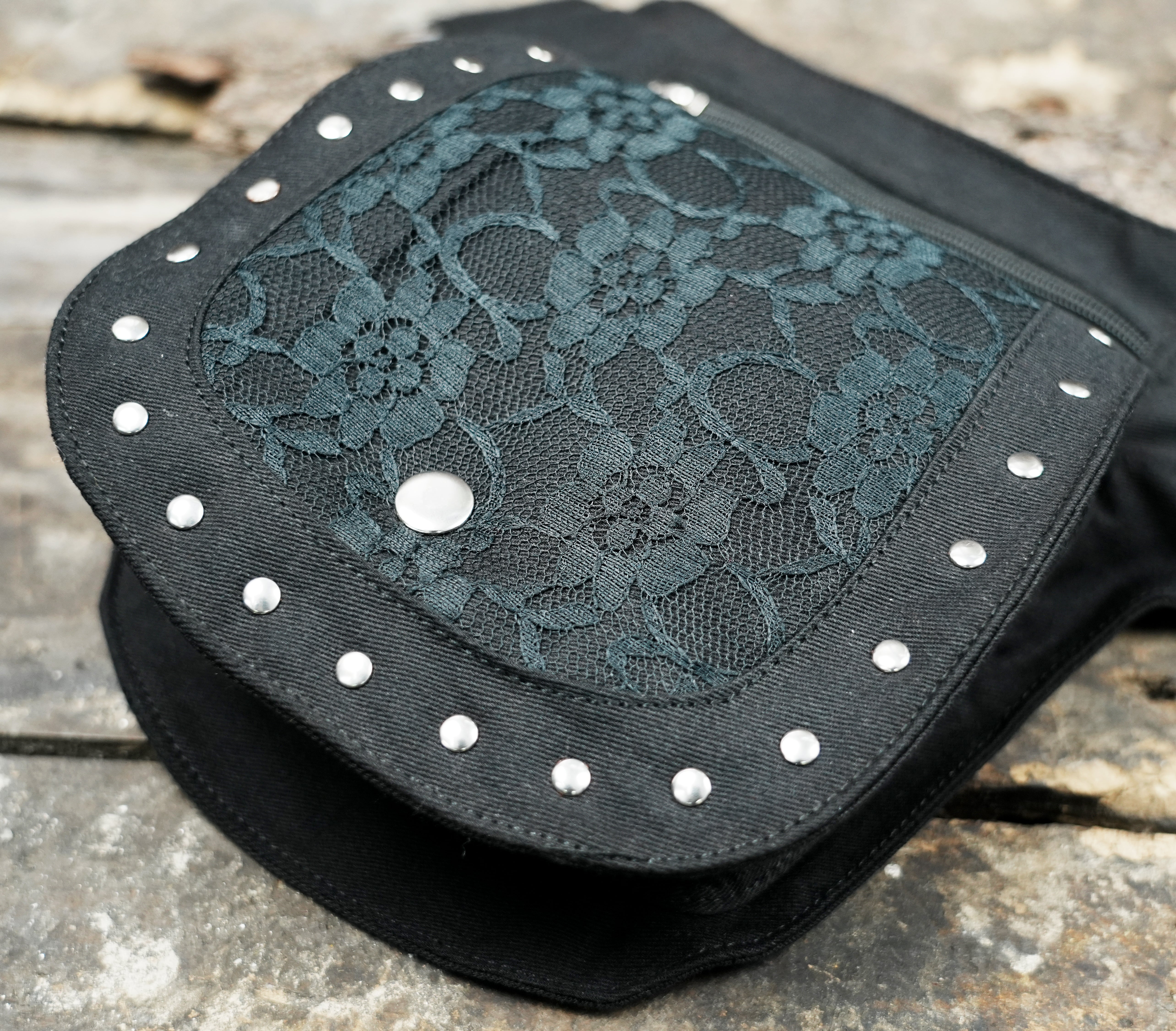 Urban streetwear fanny pack bumbag with two secure compartments for maximum organization.