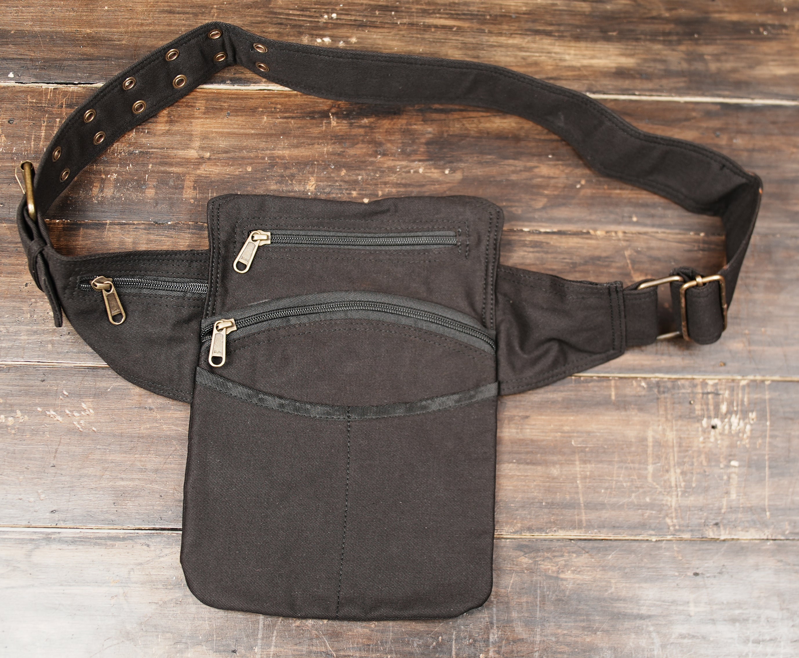 Adjustable cotton waist pack for outdoor adventures and daily use