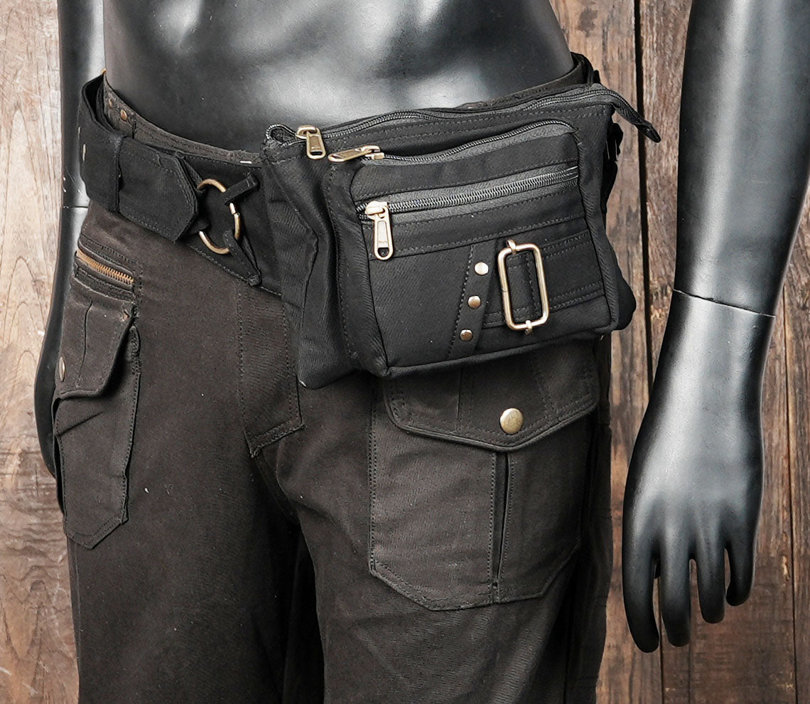 Cotton Waist Belt – Adjustable Canvas Fabric Belt for Unisex, Cotton Utility Waist Belt (CTN/AB/WB/1004)