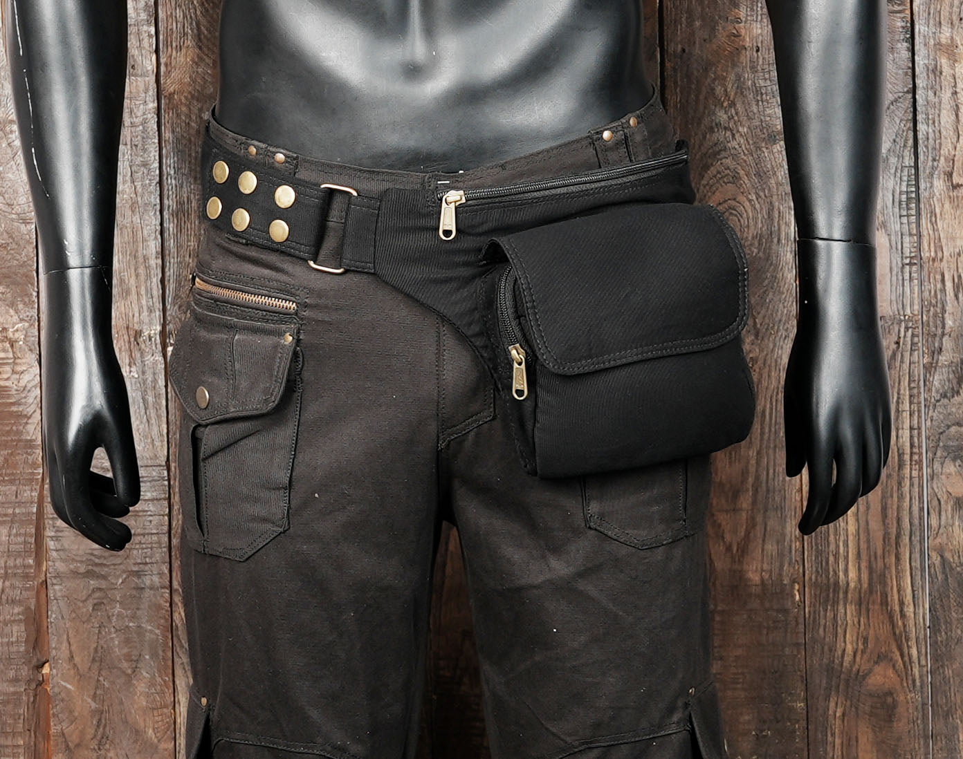 Compact travel fanny pack for men and women