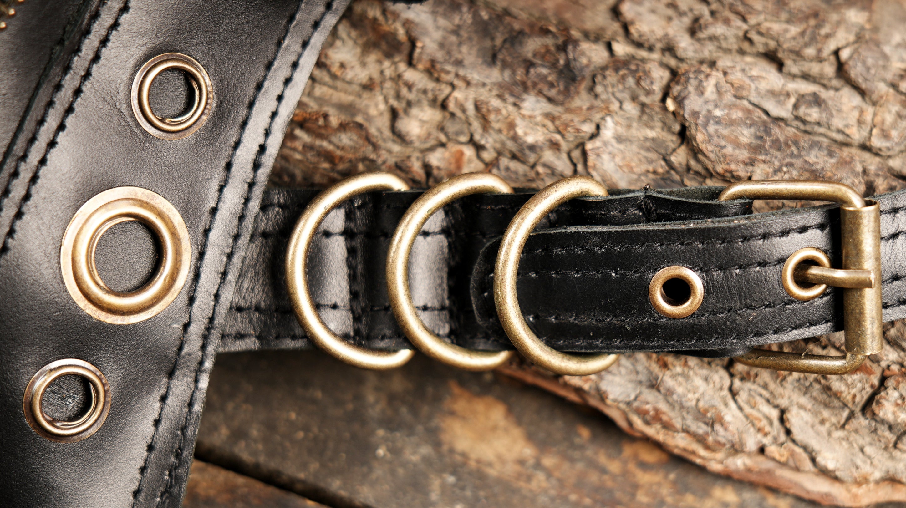 Handcrafted leather waist thigh belt for festival wear