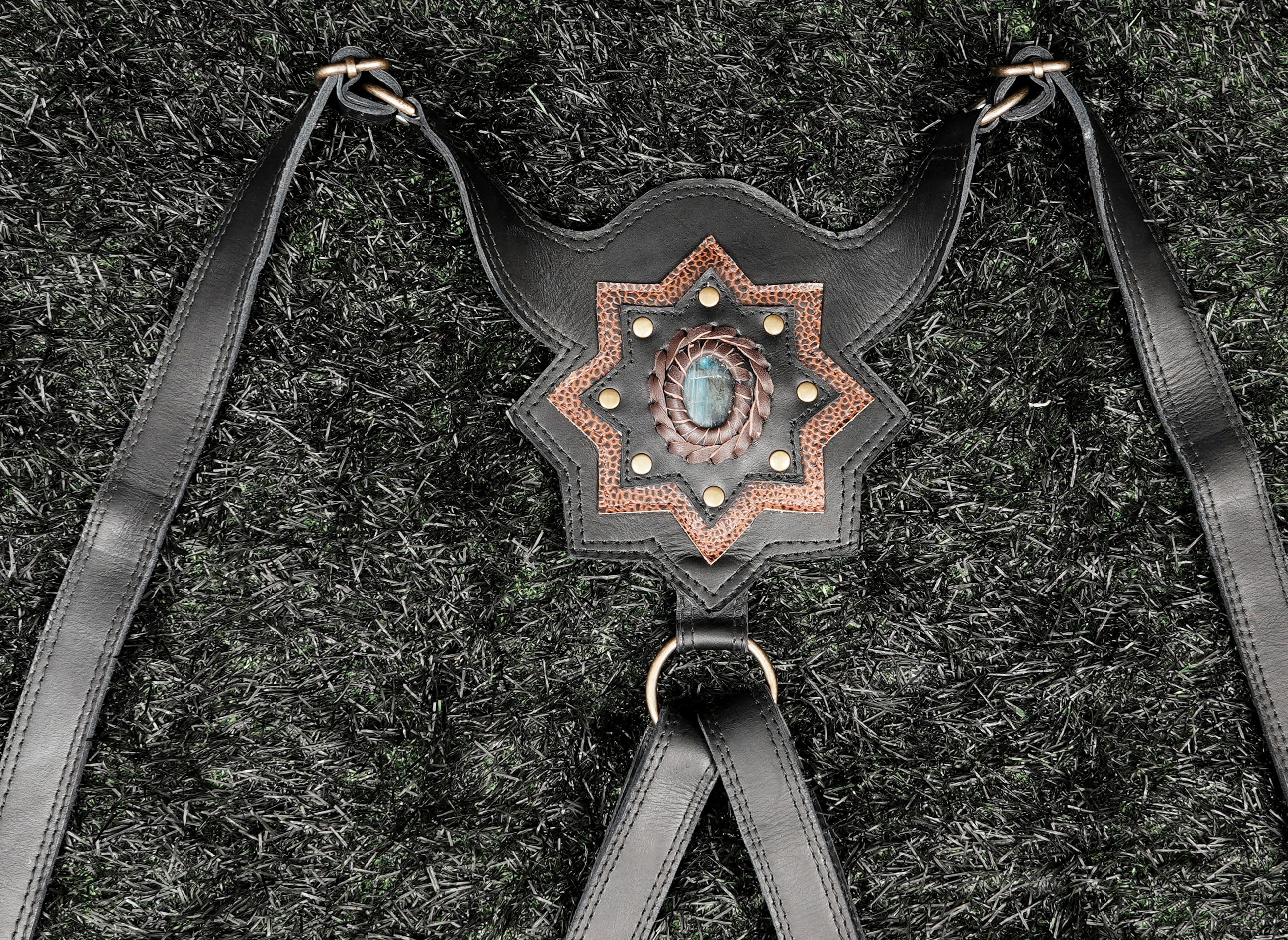 Boho Leather Chest Holster
