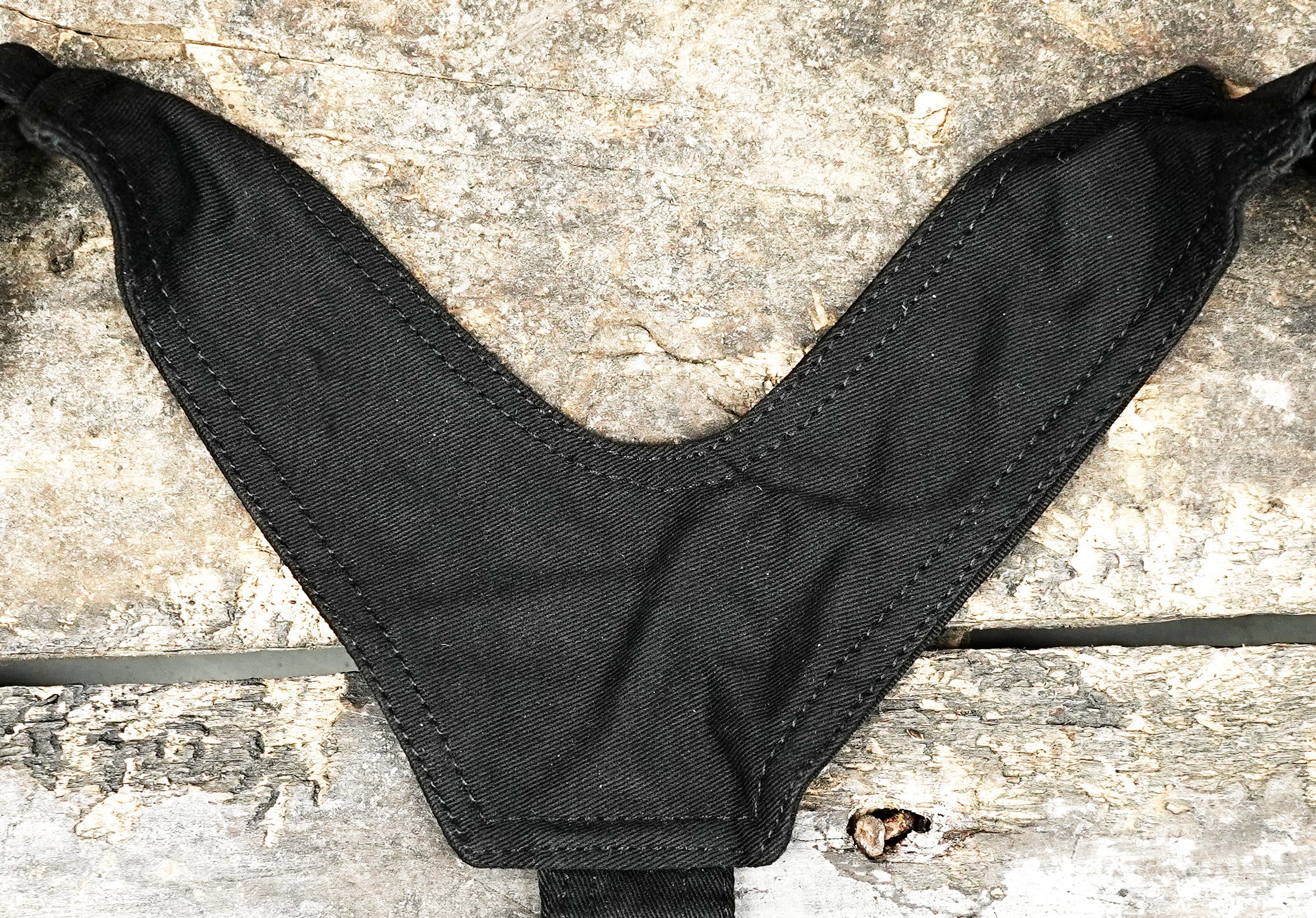 Cotton holster harness with silver stud detailing