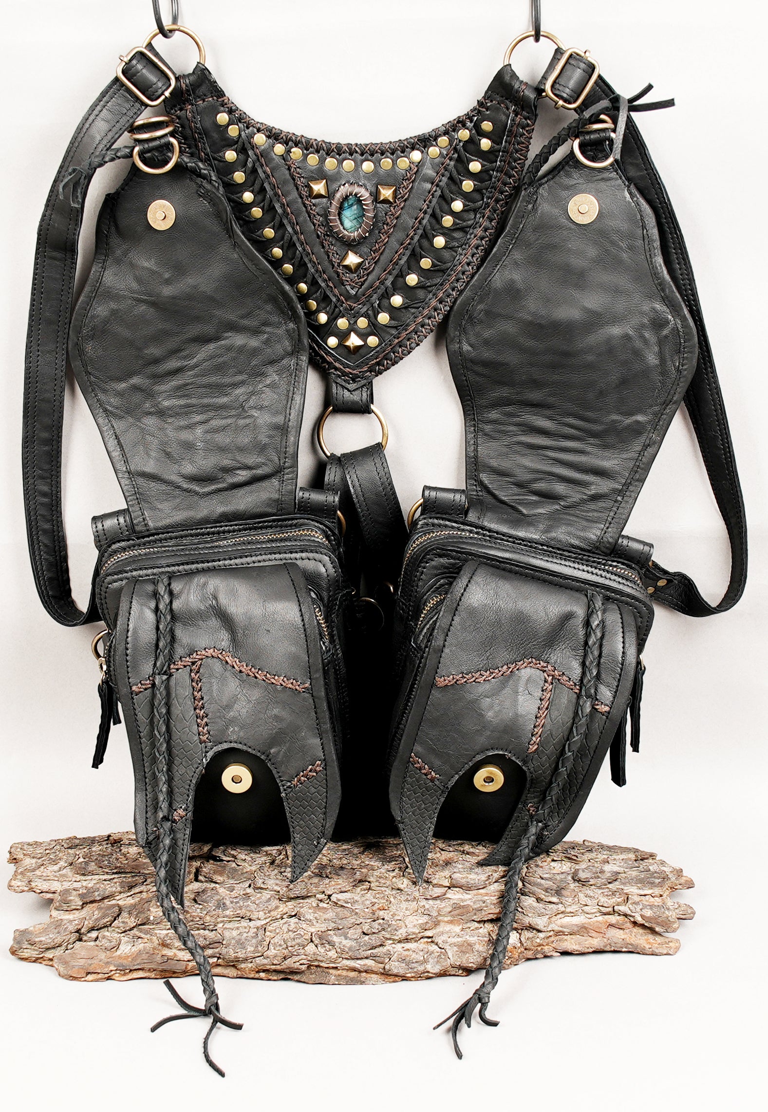 Alternative fashion leather shoulder holster for men and women