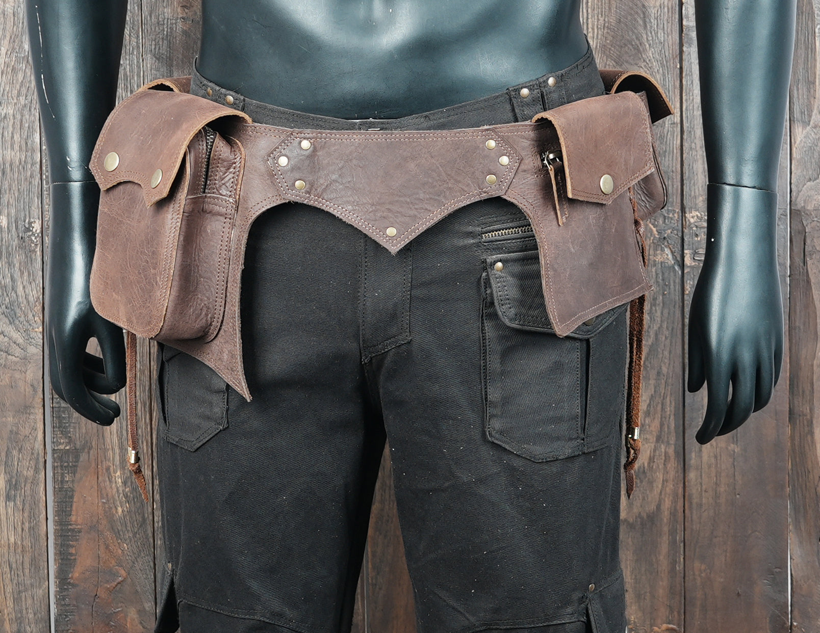 Premium leather belt bag for festivals and events