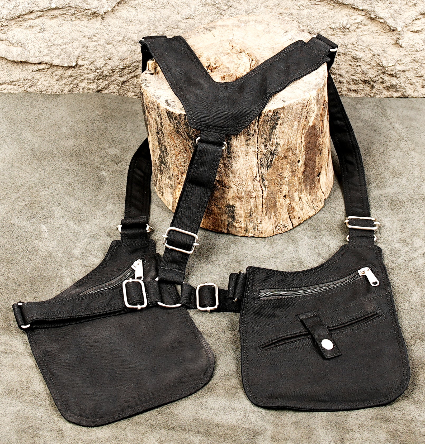 Comfortable double-shoulder harness bag tailored for daily festival wear