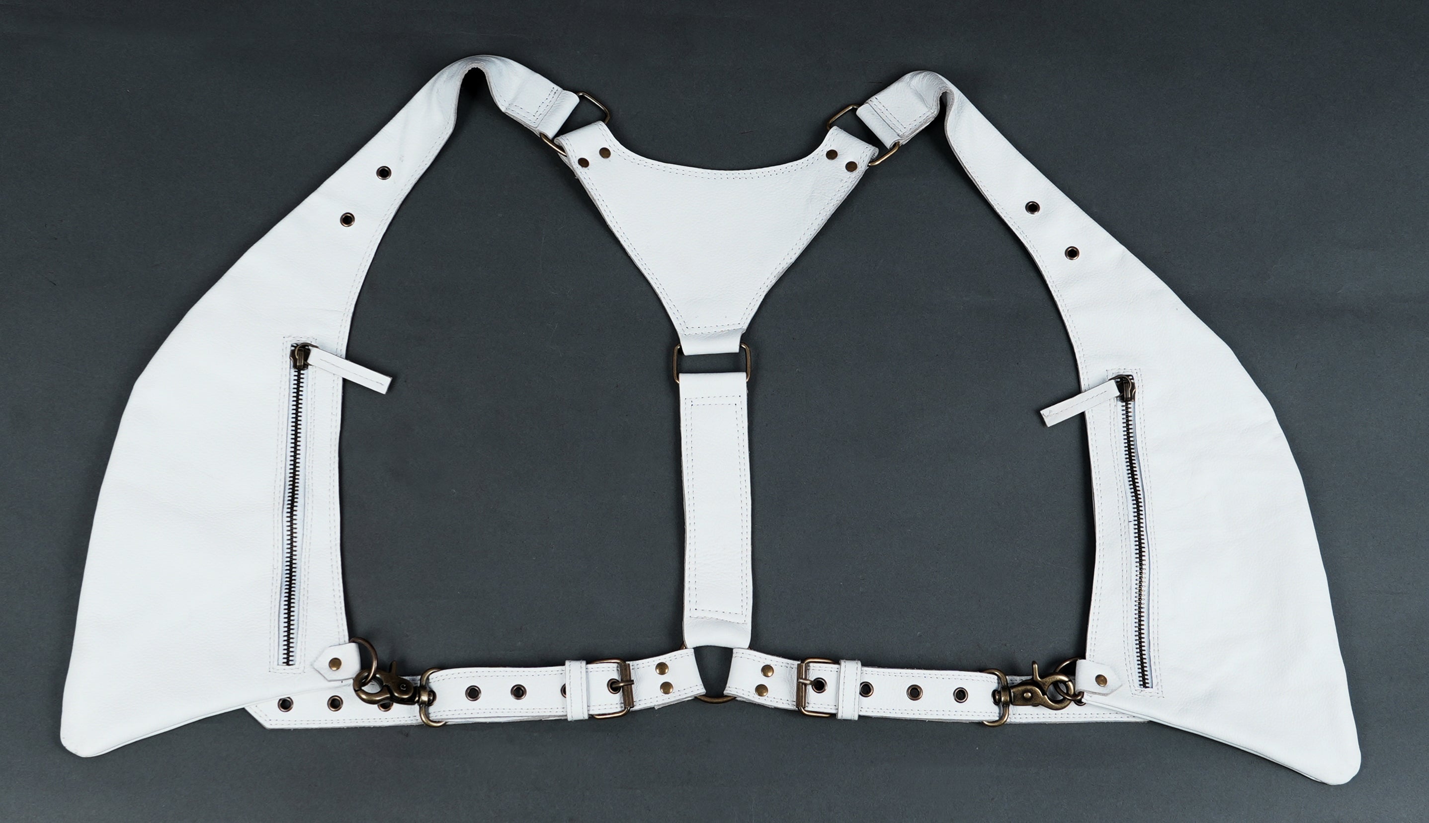 Trendy leather holster harness for everyday accessories