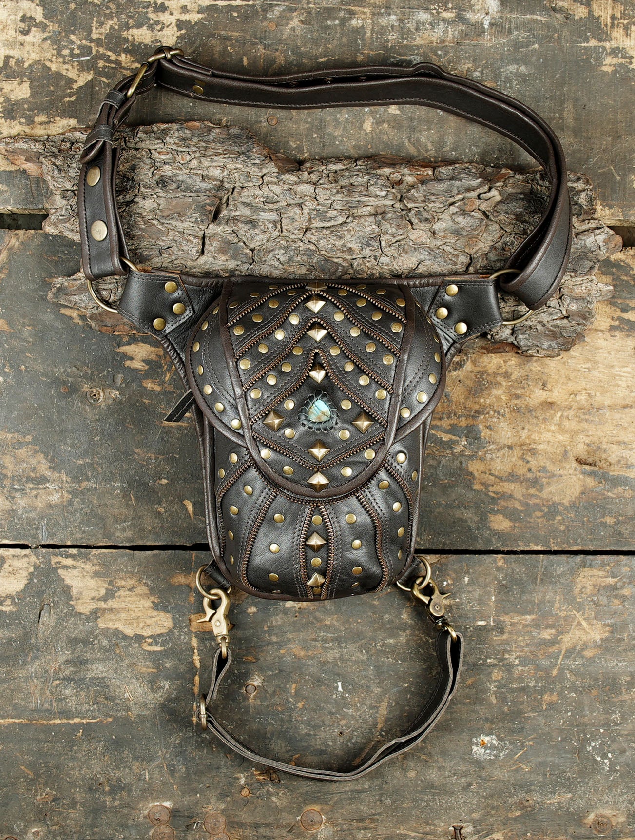 Hand-stitched construction for durability and long life.