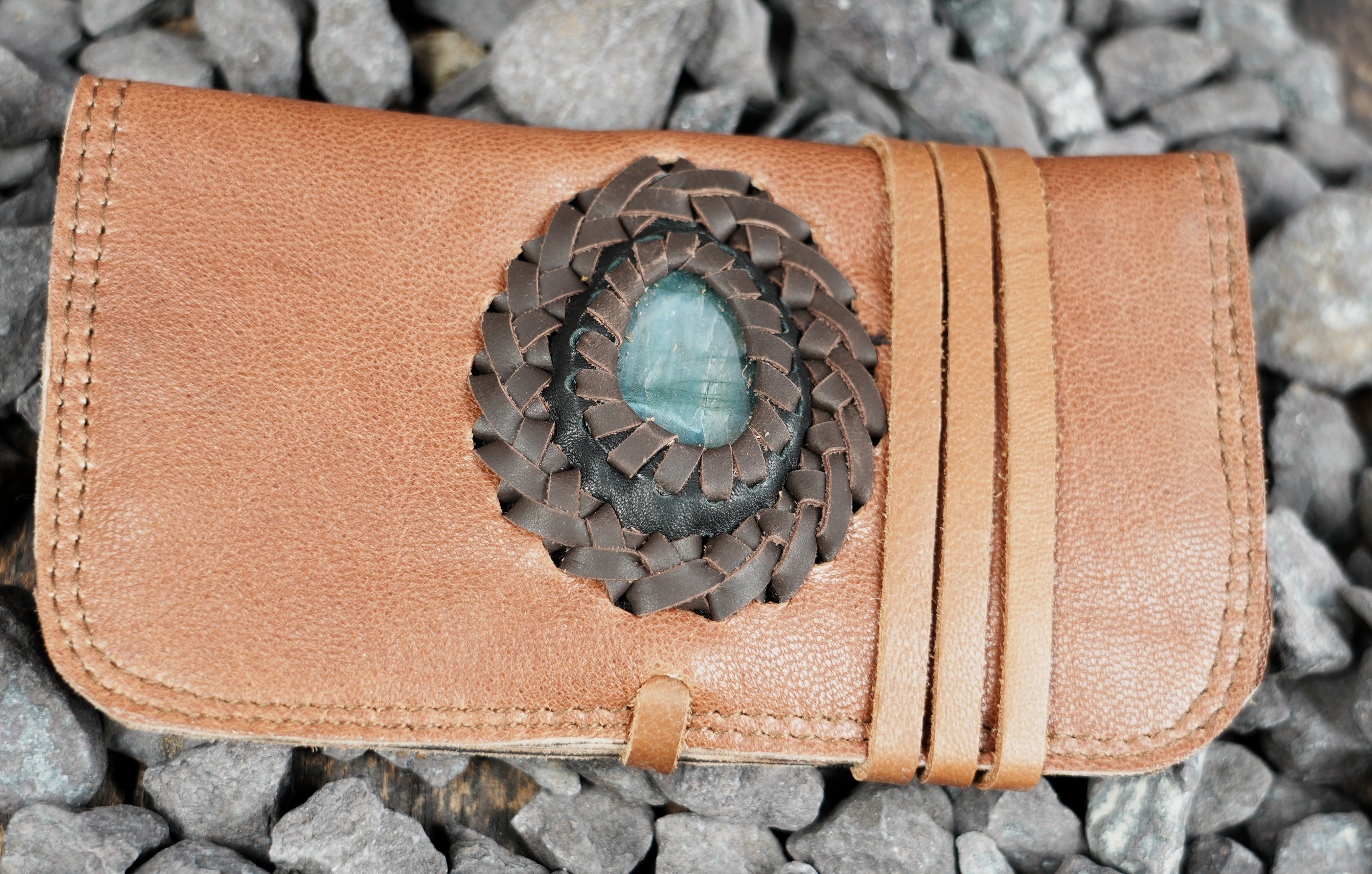 leather tobacco wallet