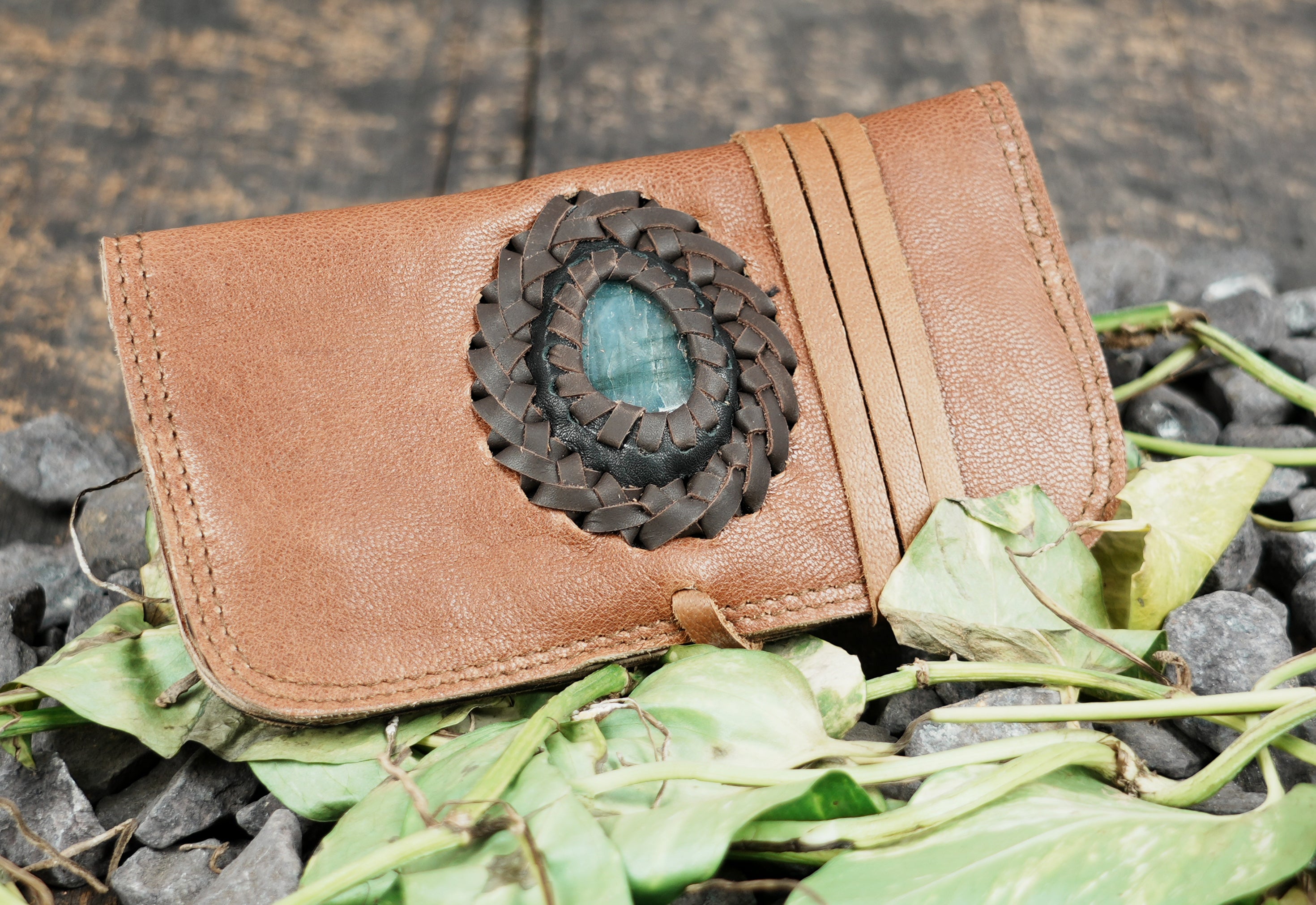 handmade leather smoking pouch