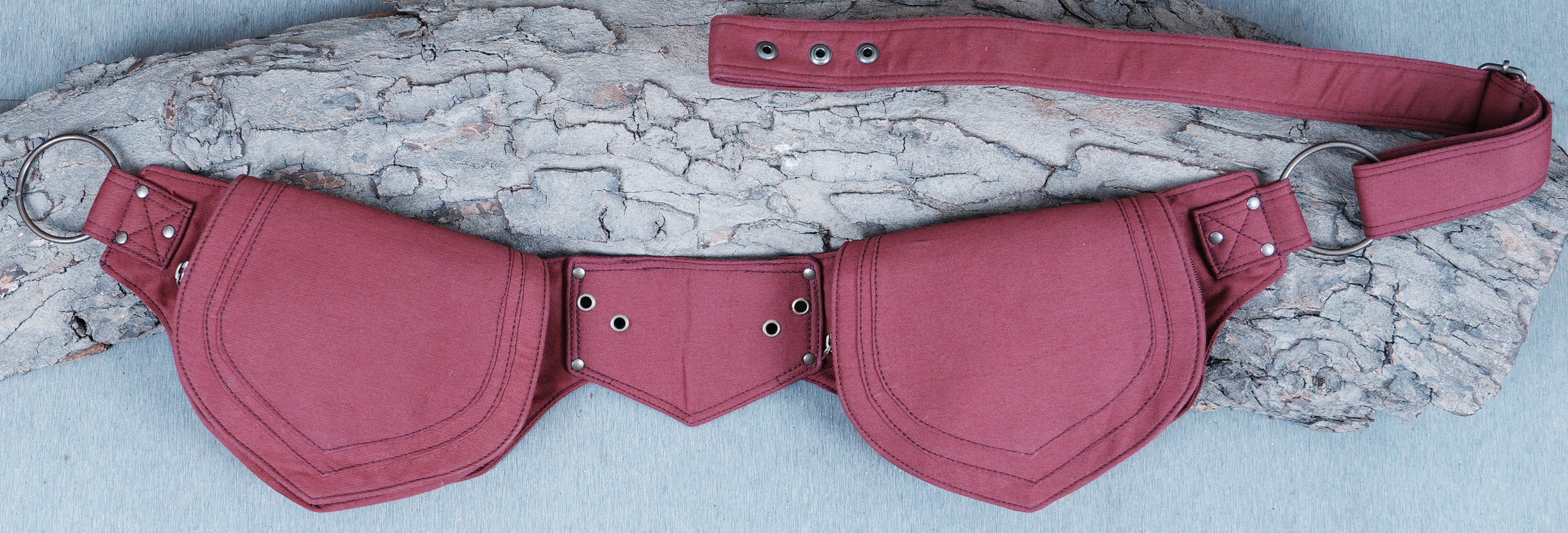 Secure two-pouch fanny pack for keeping your valuables close while traveling.