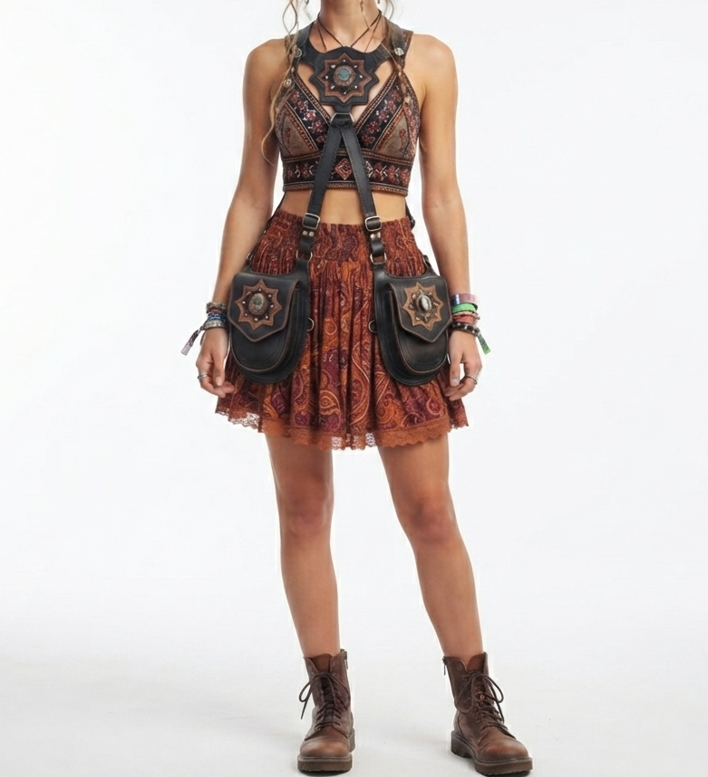 Leather Cosplay Shoulder Harness