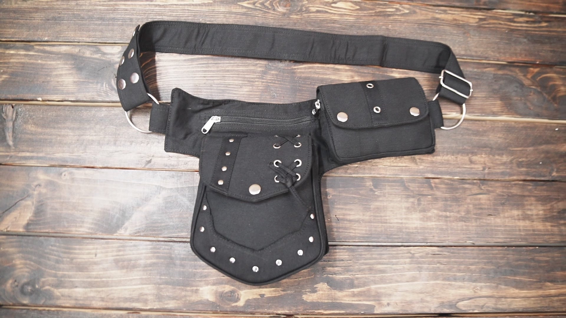 Everyday carry cotton waist bag for men and women