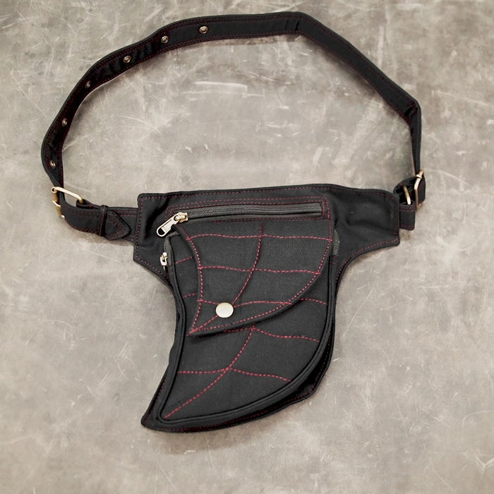 Handmade cotton utility waist pouch for men and women.