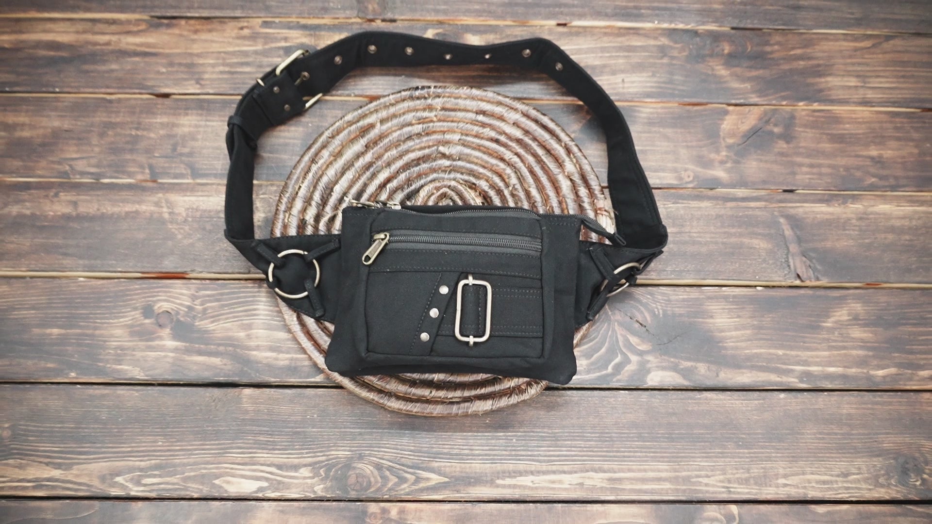Functional waist belt pouch for travel hiking and outdoor adventures