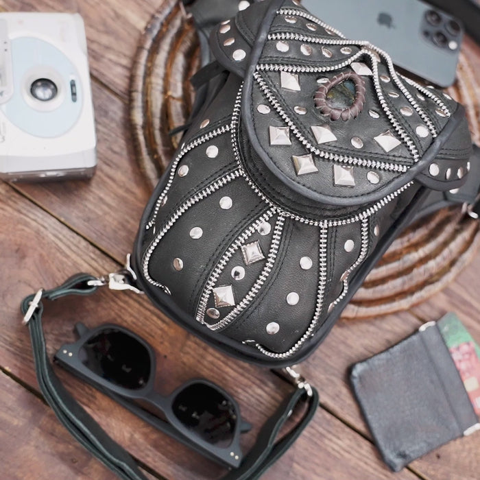  Leather Double Strap Leg Bag, Perfect for Festivals and Travelling. Utility Belt Steampunk Styleb with creativity 